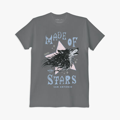 Shakira Star Wolf Tee in Charcoal Gray Shakira Star Wolf Tee in Charcoal Gray
